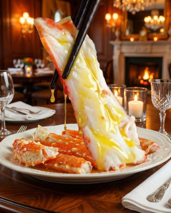 Premium King Crab Legs – Large Meat Yield & Clean Ocean Finish 🦀