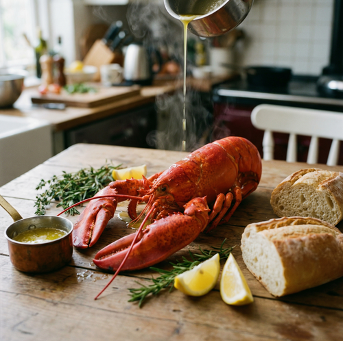 Whole Live Boston Lobster – Naturally Sweet & Firm Texture 🦞