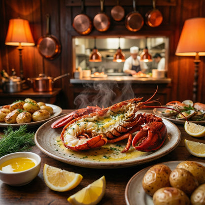 Whole Live Boston Lobster – Naturally Sweet & Firm Texture 🦞